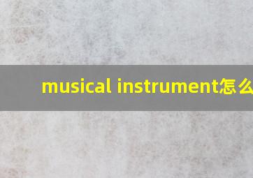 musical instrument怎么读